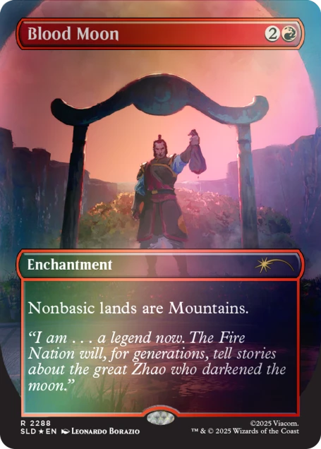 Magic the Gathering Secret Lair x Avatar: The Last Airbender - Everything Changed (Non-Foil)