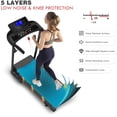 thumbnail image 3 of FLIMDER Walking Pad, Sturdy & Durable Under Desk Treadmill, Folding Treadmill with 300LBS Capacity, Beautifully Designed Installation-Free Treadmills for Home Bluetooth Speaker, 3 of 6