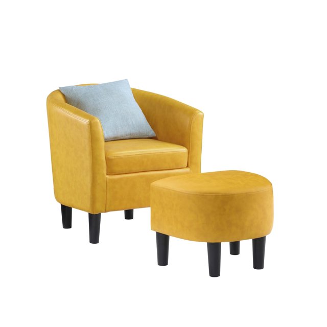 Silla decorativa Ergode Take a Seat Churchill con otomana Ergode T1-113-VV