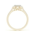 thumbnail image 2 of ANGARA Natural Diamond Halo Engagement Ring in 14K Yellow Gold for Women (Size-2.6mm| Color-I-J| Clarity-I1-I2) | April Birthstone, Anniversary, Jewelry Gift for Women | Natural Diamond Ring, 2 of 9