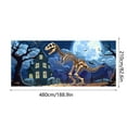thumbnail image 4 of Halloween Skeleton Garage Fabric with Classic Lighting Effect Holiday Party Decoration Outdoor Banner for Events, 4 of 7