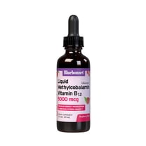 Bluebonnet Liquid Methylcobalamin Vitamin B12 5000 mcg Active Coenzyme, Raspberry, 2 Fl Oz