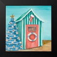 thumbnail image 2 of Pinto, Patricia 15x15 Black Modern Framed Museum Art Print Titled - Peach Cabana Christmas, 2 of 5