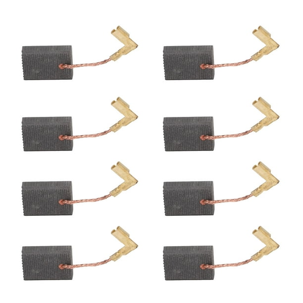 Escobillas de carbón para motor eléctrico, 20 piezas, juego de escobillas de carbón para taladro eléctrico, muy versátil