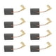 thumbnail image 1 of Escobillas de carbón para motor eléctrico, 20 piezas, juego de escobillas de carbón para taladro eléctrico, muy versátil, 1 of 8
