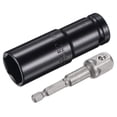 thumbnail image 1 of Unique Bargains Socket Accessory Set, 21mm Deep Socket 1/4' Hex Shank Impact Adapter with 1/2' Drive, 1 of 5