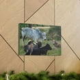 thumbnail image 6 of Zebu Group Zebu Troop Print Animal Wall Art Wildlife Canvas Prints Wall Art Ready to Hang Unframed, 6 of 18