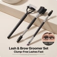 thumbnail image 6 of Eyelash Separator & Eyebrow Brush Set, Eyebrow Brush Eyelash Separator Brow Comb & Lash Spoolie Eye Makeup Tools for Removes Clump Mascara,Eye Brow (3 Pieces Set), 6 of 7