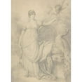 thumbnail image 2 of Richard Cosway 11x14 Gold Ornate Wood Frame and Double Matted Museum Art Print Titled - Lavinia, Countess Spencer as Juno (ca. 1806), 2 of 4