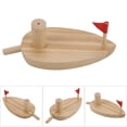 thumbnail image 1 of Baby Boat Toys, Balloon Powered Ba?era de Madera Barco de Juguete Juego de Agua Ba?arse Entretenido Juguete para ni?os Juguetes de, 1 of 7