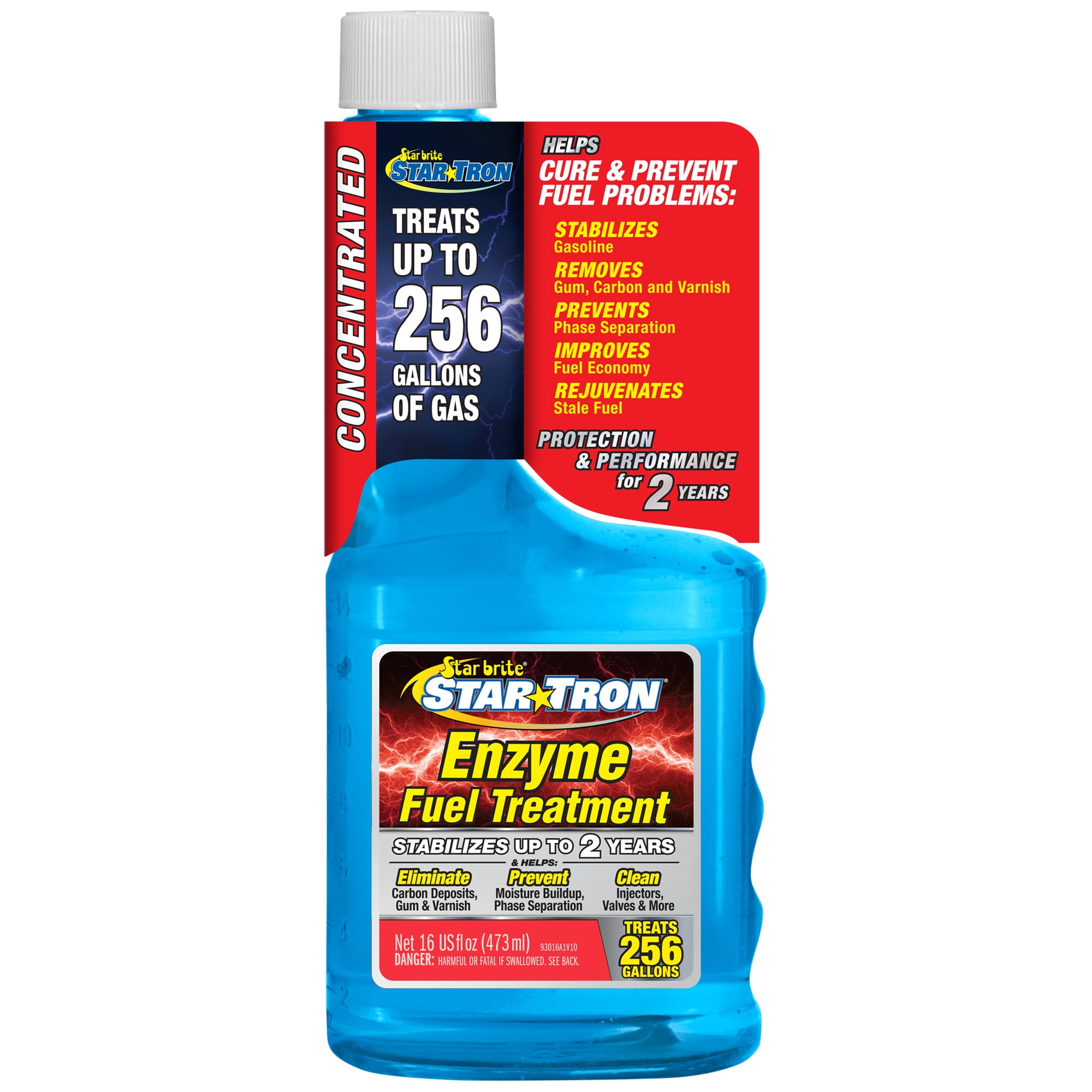 Star Tron SEF Gasoline Additive – 16oz Classic Gas Formula (Star Brite 14316)