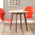 thumbnail image 4 of Holly & Martin Oden Dining Table in White with Burnt Oak, 4 of 4