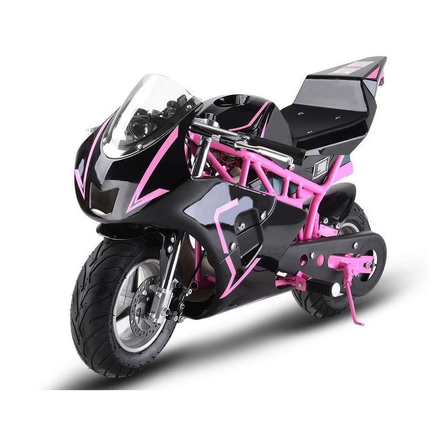 MotoTec 36v 500w Electric Pocket Bike GP Pink Walmart