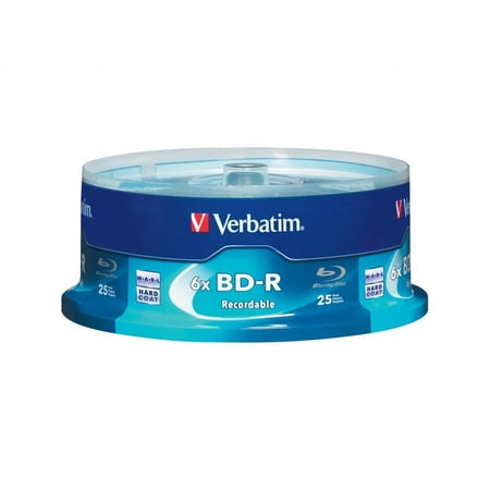 UPC: 0023942974574 | Verbatim 25GB 6X BD-R 25 Packs Spindle Disc Model 97457