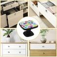 thumbnail image 7 of 4 Pcs Cabinet Handle Drawer Pulls Mushroom Daisy Knobs with Screws Square Furniture Office Cabinet Knob Decoration, 7 of 7