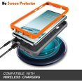 thumbnail image 3 of ArmadilloTek Vanguard Case Compatible with Samsung Galaxy S10+ Plus Military Grade Full-Body Rugged with Built-in Kickstand [Screenless Version] - Orange, 3 of 5