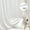 White, variant on Siiluminisoy Black Shower Curtain,Heavy-Duty Mold/Mildew-Resistant,Water-Repellent, Machine-Washable,Boho Tufted Geometric Striped Design,72 x 72
