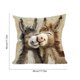 thumbnail image 2 of Funda de almohada de pelusa corta de 45 cm | Bonita funda de almohada decorativa con bordado para sofá, cama, sala de estar y dormitorio. Decoración del hogar., 2 of 6
