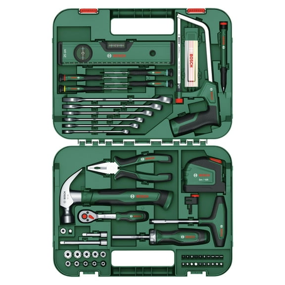 Advanced 64-Piece Hand Tool Set | Versatile, Durable & Ergonomic For Home Repairs, Diy Projects & Heavy-Duty Tasks | Durable & Long-Lasting, Convenient & Organized Storage, High-Quality