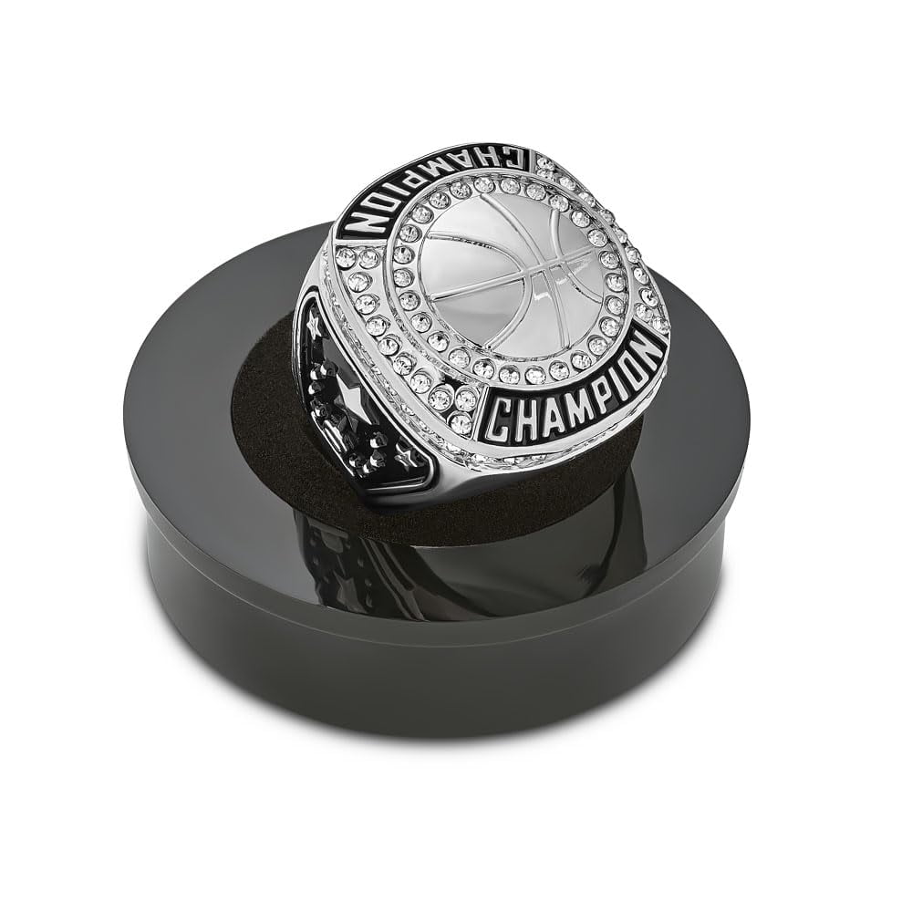 Express Medals Pack of 12 Champion Basketball Trophy Rings Award