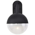 thumbnail image 3 of Nuvo Lighting Atmosphere 10W LED Large Wall Lantern Matte Black with Clear Seeded Glass, 3 of 7