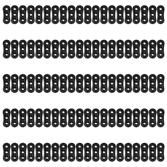 100Pcs Camping Tent Guy Line Adjuster Tent Cord Tensioner Camping Accessory