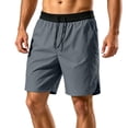 thumbnail image 2 of Aimik Men's Athletic Shorts Contrast Wide Waistband Drawstring Lightweight Summer Shorts for Jogging Training Daily Gym Sports, 2 of 6