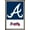 Bronze Framed Version, variant on MLB Atlanta Braves - Logo 22 Wall Poster, 22.375" x 34"
