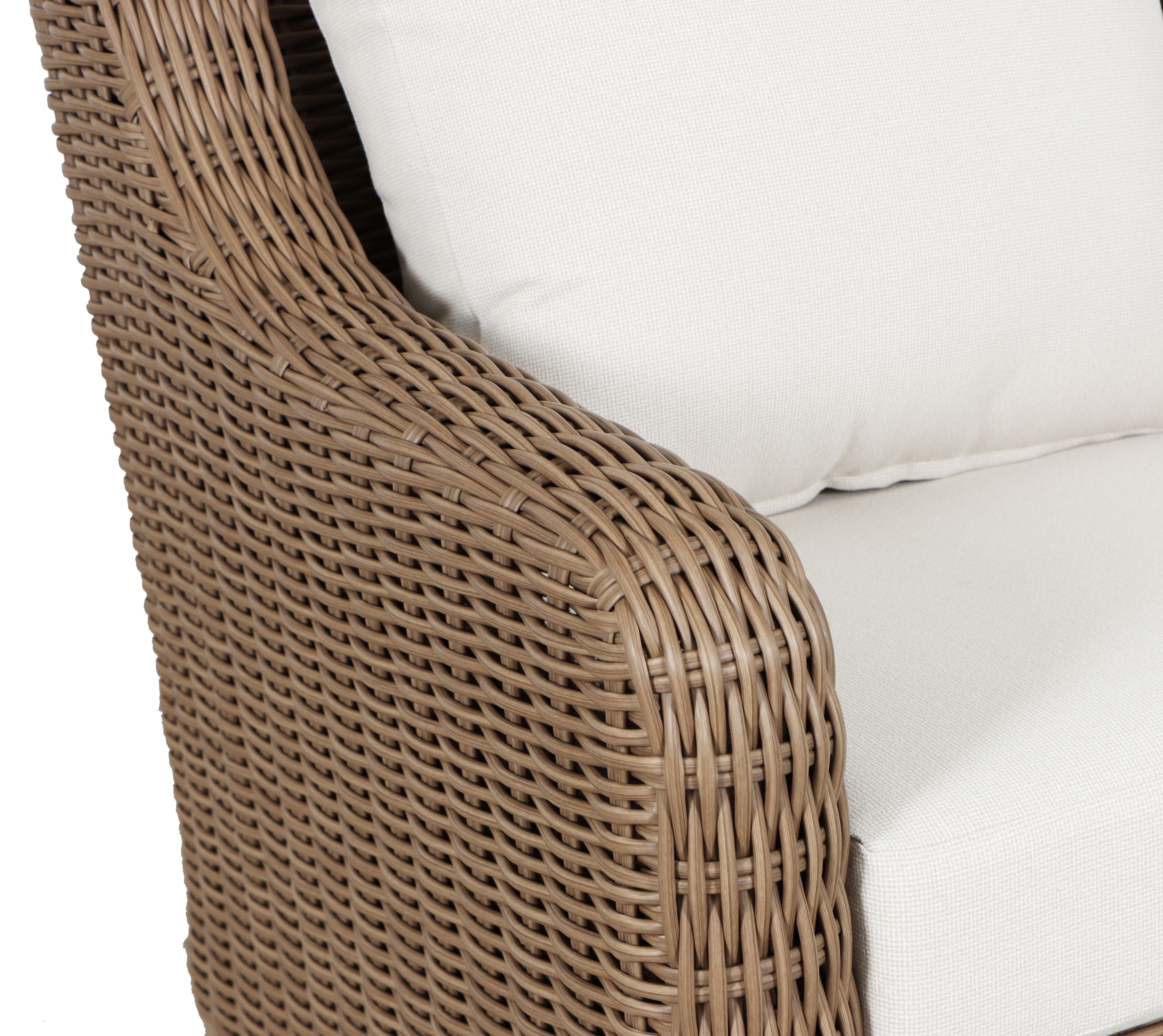 Better Homes & Gardens Bellamy Outdoor 2pk Lounge Chairs, Cream