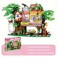 thumbnail image 4 of 840pcs Building Blocks Creative Treehouse, Mini Tree House Street View, STEM Educational City Corner Model, Easy Assembled Puzzle Game Bricks Toys, Christmas Gift, 4 of 5