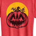 thumbnail image 3 of Instant Message - Scary Vintage Pumpkin  - Women's Short Sleeve Graphic T-Shirt, 3 of 6