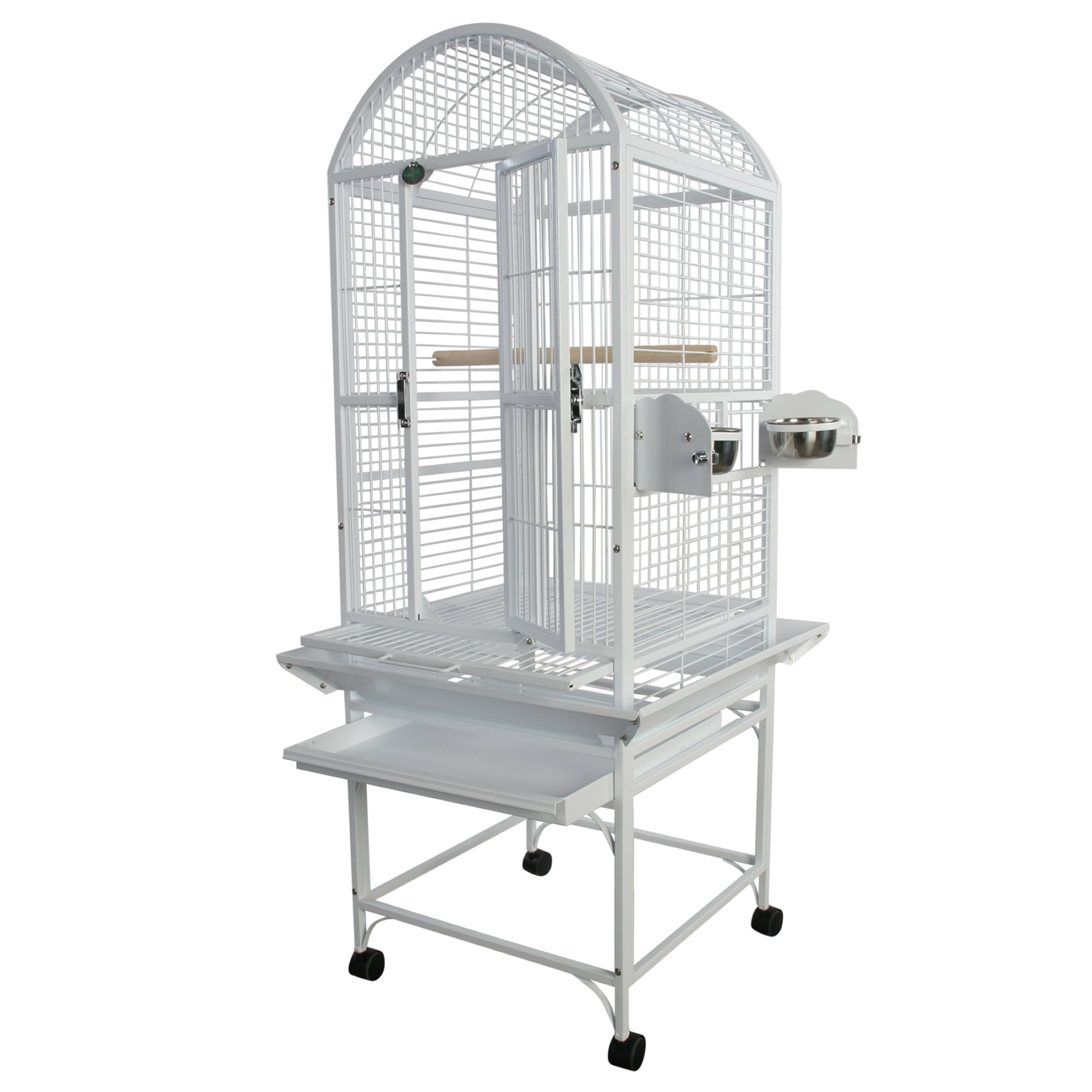 9001818 White Dome Top Bird Cage, by A&E Cage Company