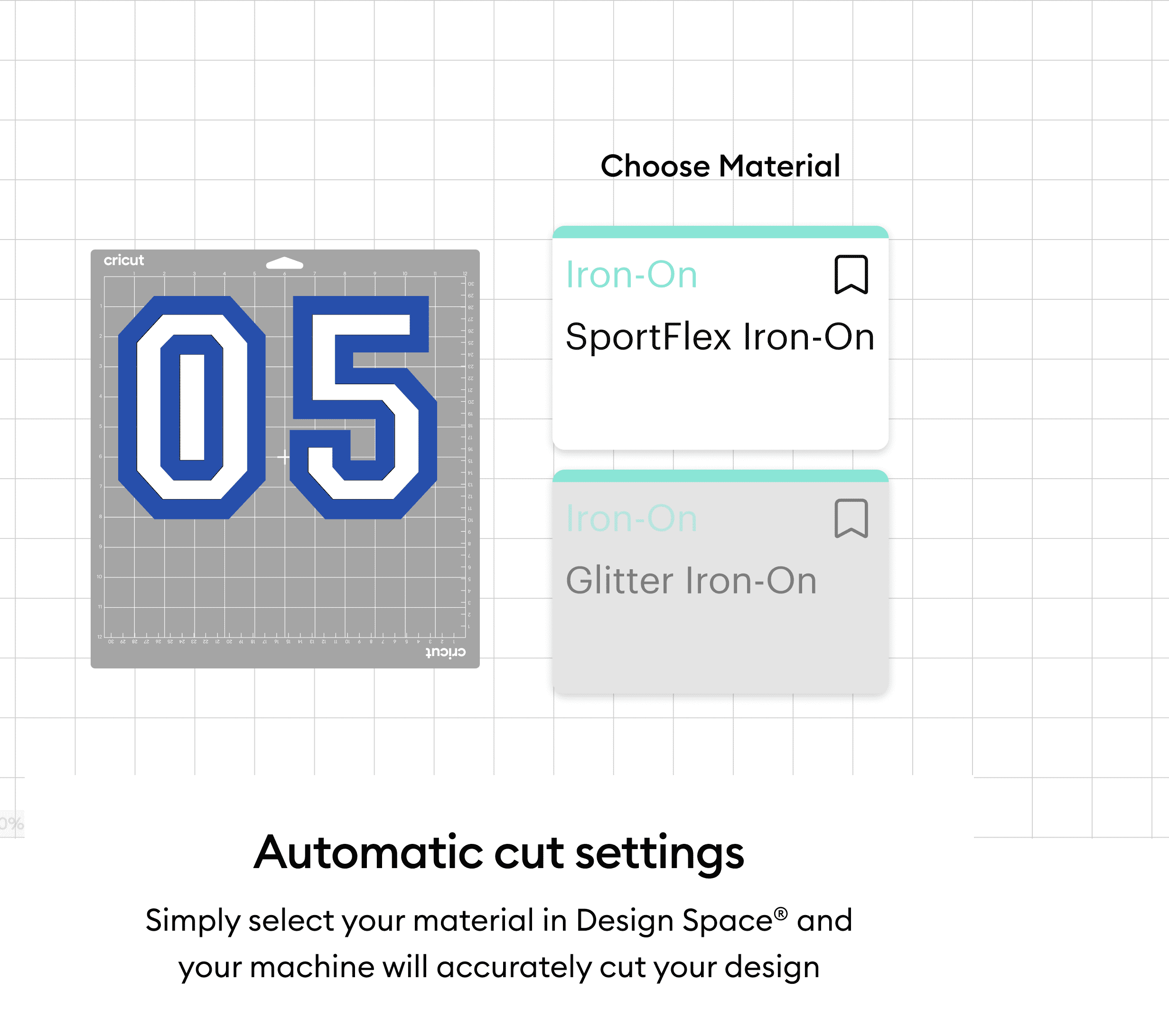 Cricut® Sportflex Iron-On™. White