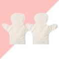 thumbnail image 2 of Kit de materiales para títeres pintados a mano, creativos y hechos a mano para niños de preescolar, con 2 títeres de dedo de lona blanca., 2 of 7