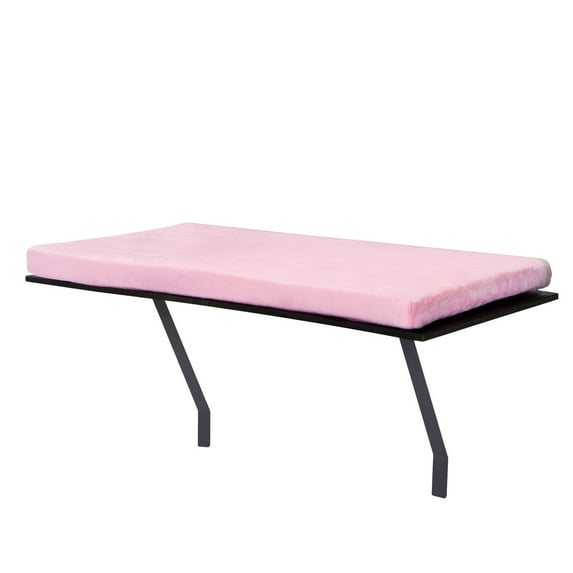 Pefilos 14" Cat Window Seat Wall Mount Perch House for Large Indoor Cats, Cat Hammock for Window Heavy Duty Cat Bed Shelves Furniture for Wall, Kitty Sill Window Perch Cat Accessories, Pink