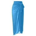 thumbnail image 3 of Women's Beach Sarong Pareo - One Size Chiffon Cover Up, Lightweight for Swimwear, 145cm Length, 3 of 4