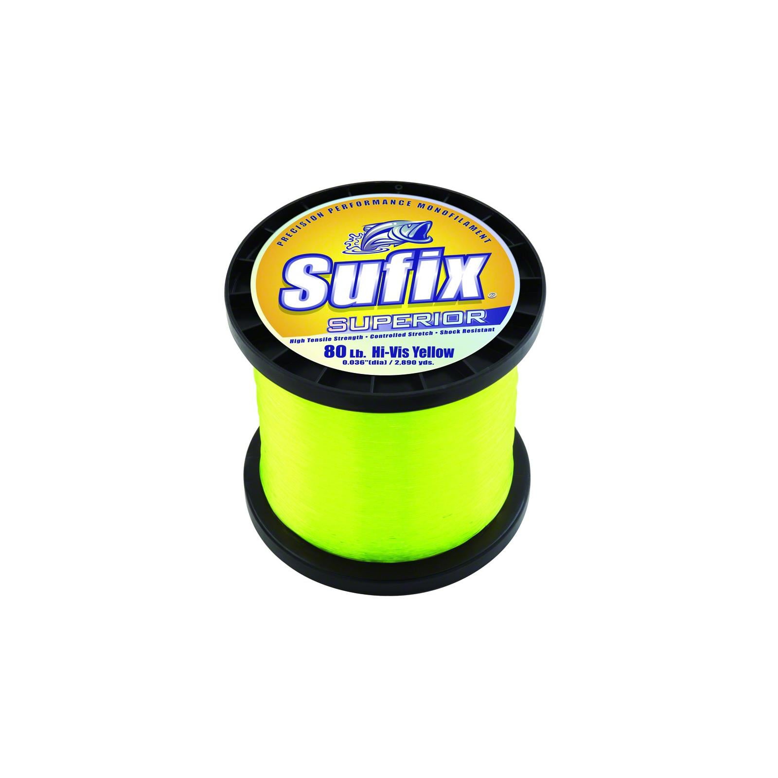 Sufix Elite 10 lb HiVis Yellow Fishing Line 3000 yd Spool 661310Y