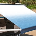 thumbnail image 3 of ALEKO Motorized Retractable RV Awning 16X8 ft Patio Camping Vinyl Canopy Blue, 3 of 12