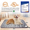 thumbnail image 2 of Cama térmica para perros RC SLL Rose, 48 x 72 cm, impermeable para perros y gatos, 2 of 8