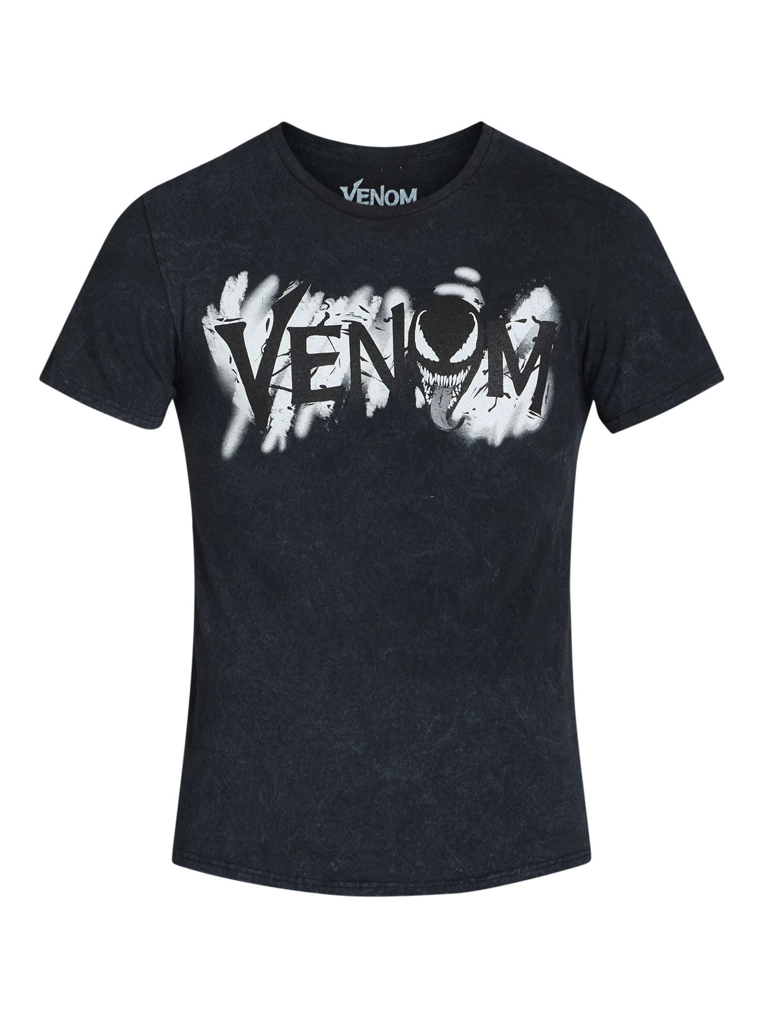 Marvel's Venom Men’s & Big Men's Mineral Wash Graphic Tee, Sizes S-3XL