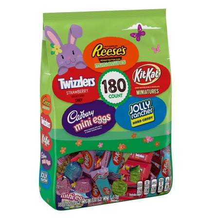 Hershey, Sweets and Chocolate Assortment Candy, Easter, 49.7 oz, Bulk Bag, 180 Pieces