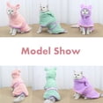 thumbnail image 5 of Dog Bathrobe, Microfiber Fast Drying Absorbent Hooded Bath Towel for Puppy Small Medium Large Dog Cat(Pink,M), 5 of 7