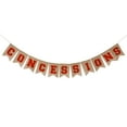 thumbnail image 1 of unbranded Bunting Rústico Concessions En Arpillera Color Para De Fiestas Temáticas Deportivas, 1 of 7