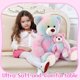 thumbnail image 5 of Oso de peluche gigante Tezituor de 100 cm con color rosa bebé, 5 of 7