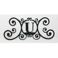 thumbnail image 2 of Village Wrought Iron HP-OD-U Maison Plaque Lettre U, 2 of 2