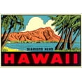 thumbnail image 2 of Art.com Diamond Head from Waikiki Beach, Hawaii Stretched Canvas Print Wall Art, 24" x 16", 2 of 4