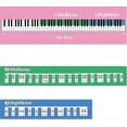 thumbnail image 2 of 61 Keys Silicone Piano Keyboard Sticker, Removable Piano Stickers For Keyboards, 2 of 5