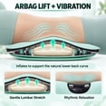 thumbnail image 4 of INSMART Lumbar Massager, EMS Lumbar Traction Device with Heat, Airbag and Vibration, 10 Levels, 2000mAh Battery, 10 Min Timer, 4 of 8