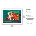 thumbnail image 2 of I Smoke Only Le Nil (Je Ne Fume Que Le Nil) - Cigarette Rolling Paper - Vintage France Advertising Poster by Leonetto Cappiello c.1912 - Bamboo Fine Art 290gsm Paper (Unframed) 12x16in, 2 of 4
