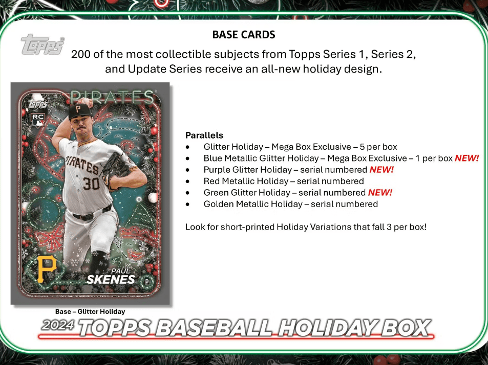 記念グッズ Topps Baseball Holiday mega/ Update Box Amazon.com: 2022 Topps Baseball Trading Cards Holiday Mega